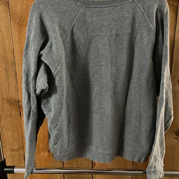 Women's RVCA Grey Cropped Sweater (M) - Picture 2 of 3